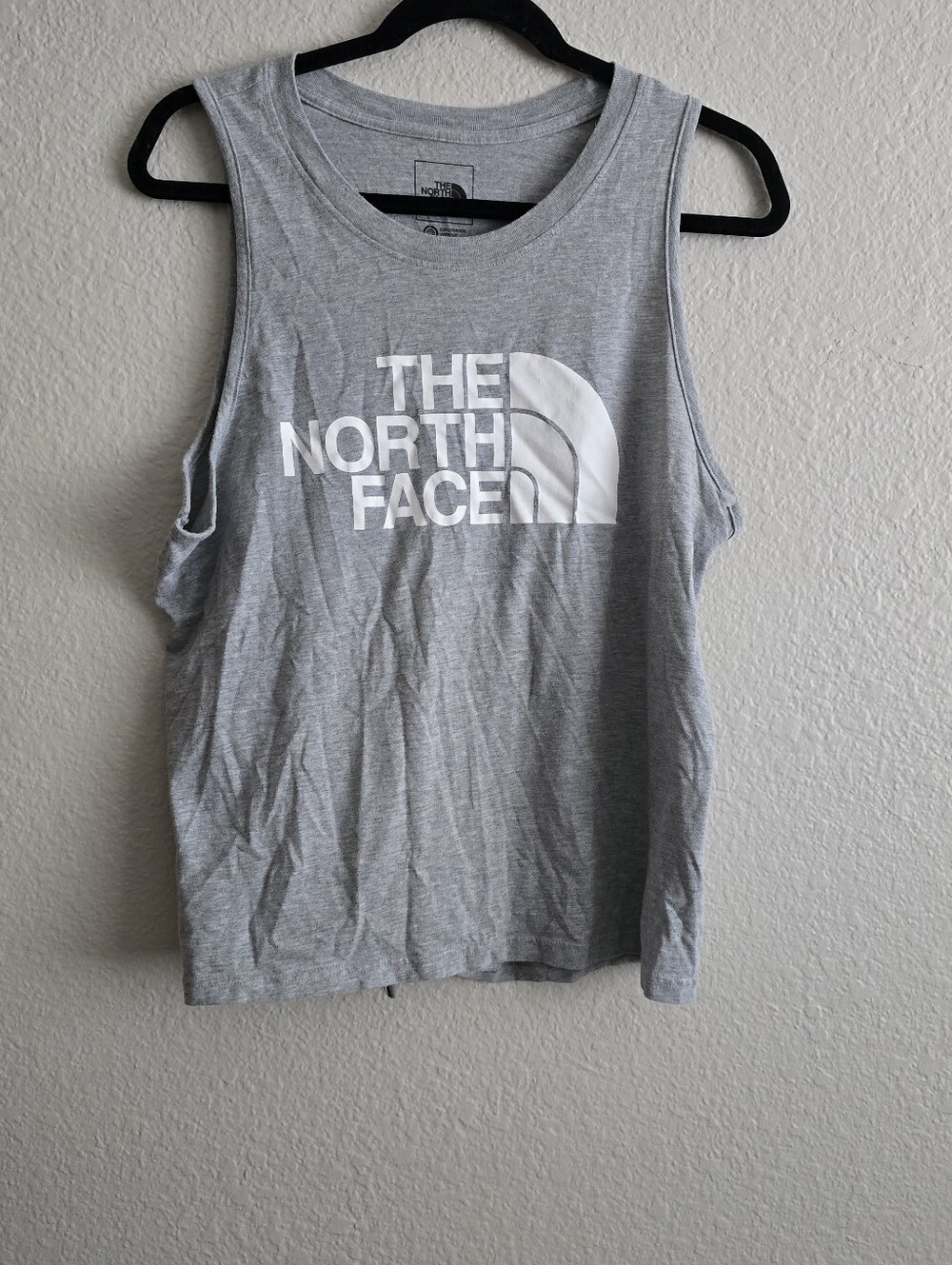 The North Face Women's Light Gray Logo Tank